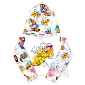 3t/4t Cropped Loose Fit Hoodie NEW